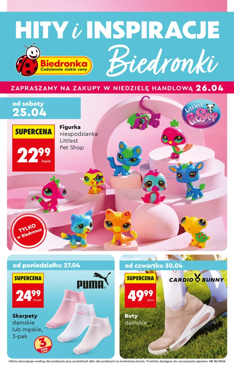 Biedronka Gazetka od 25.04.2026