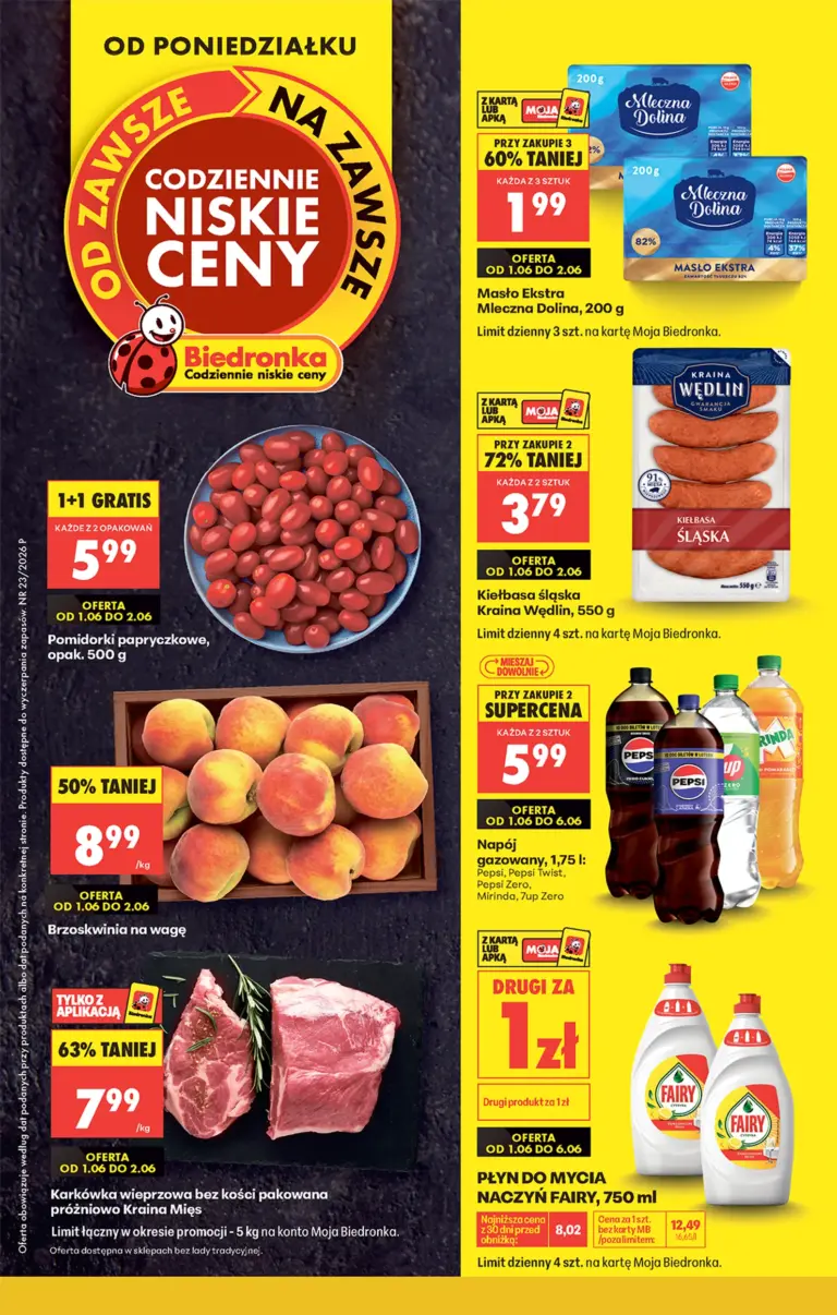Biedronka Gazetka od 01.06.2026