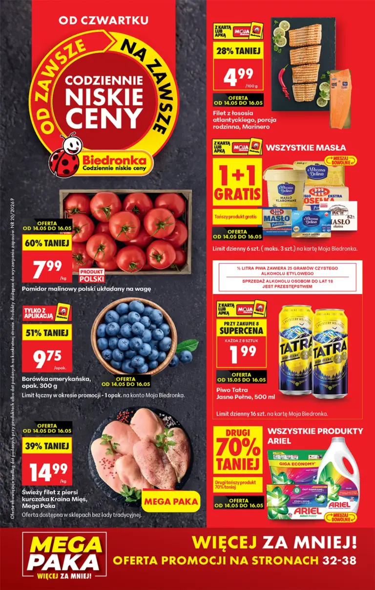 Biedronka Gazetka od 14.05.2026
