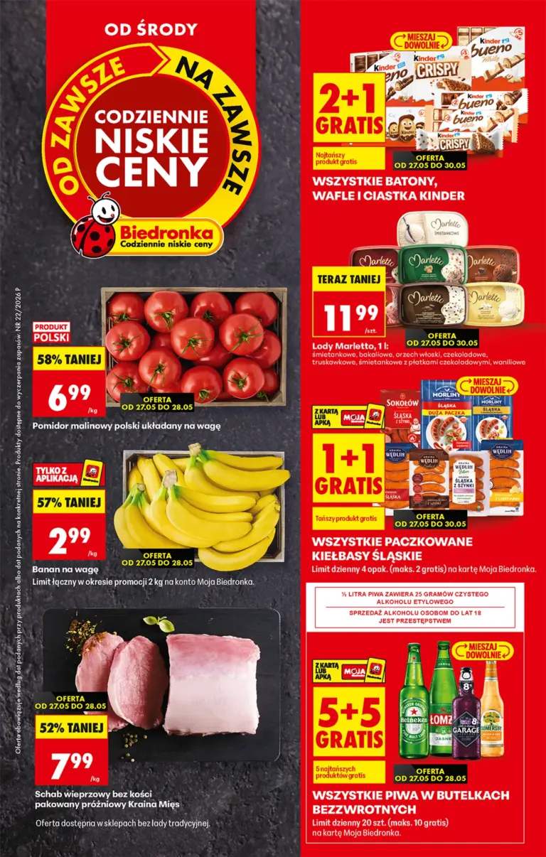 Biedronka Gazetka od 27.05.2026