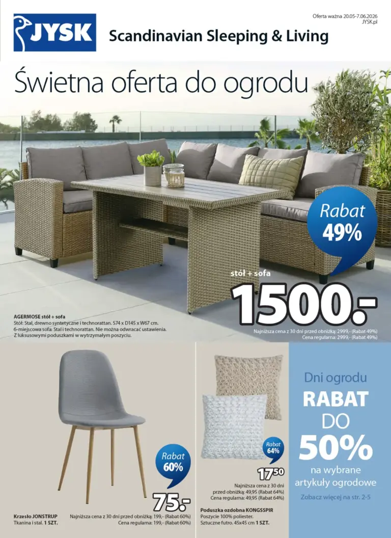 JYSK Gazetka od 20.05.2026