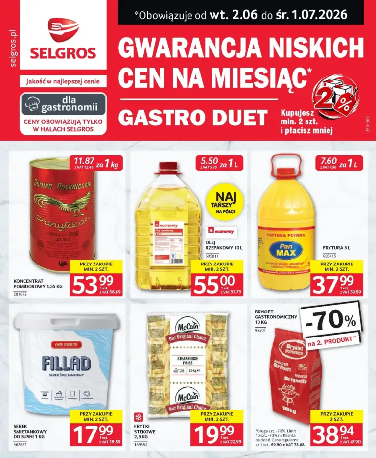 Selgros Cash&Carry Gazetka od 02.06.2026