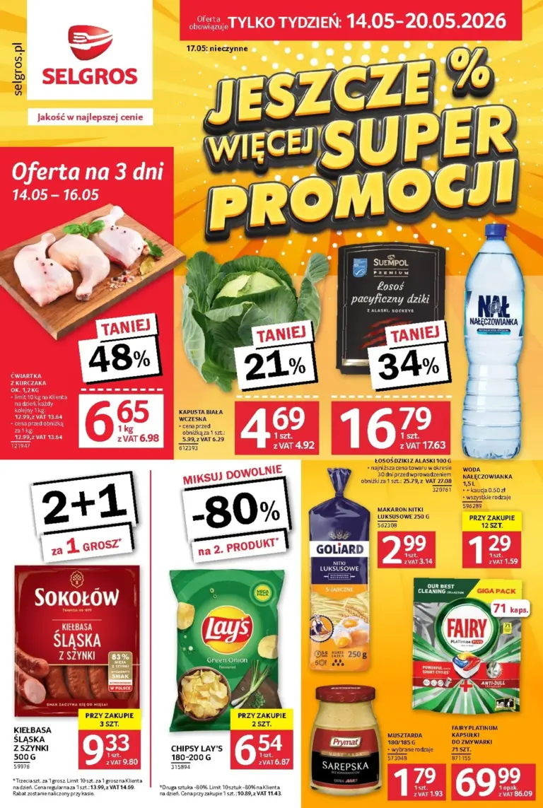 Selgros Cash&Carry Gazetka od 14.05.2026