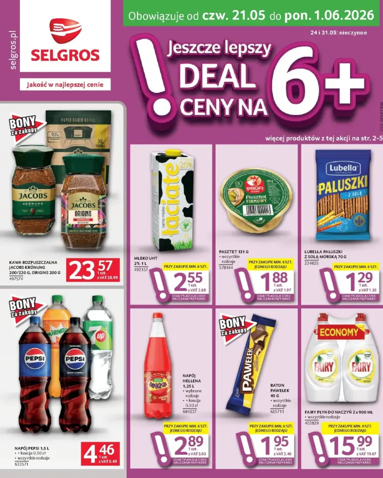 Selgros Cash&Carry Gazetka od 21.05.2026