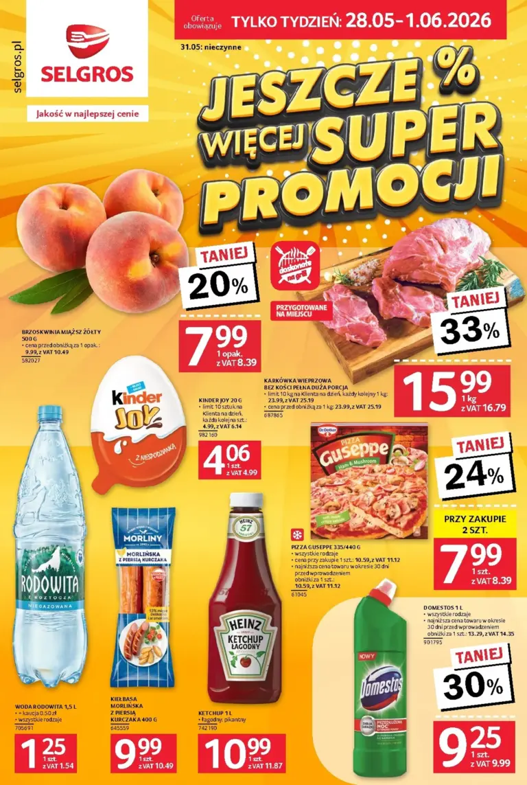 Selgros Cash&Carry Gazetka od 28.05.2026