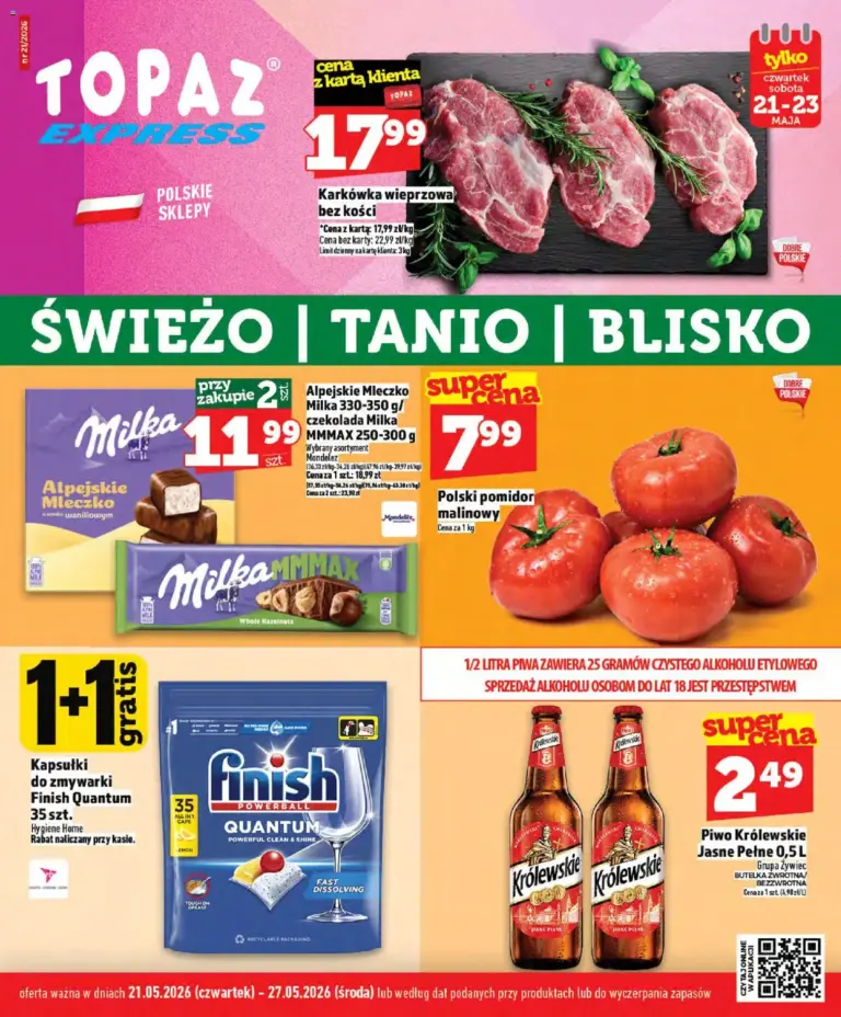 Topaz Gazetka od 21.05.2026