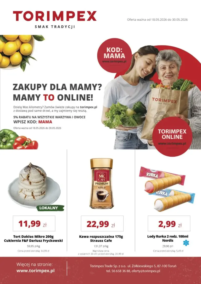 Torimpex Gazetka od 18.05.2026