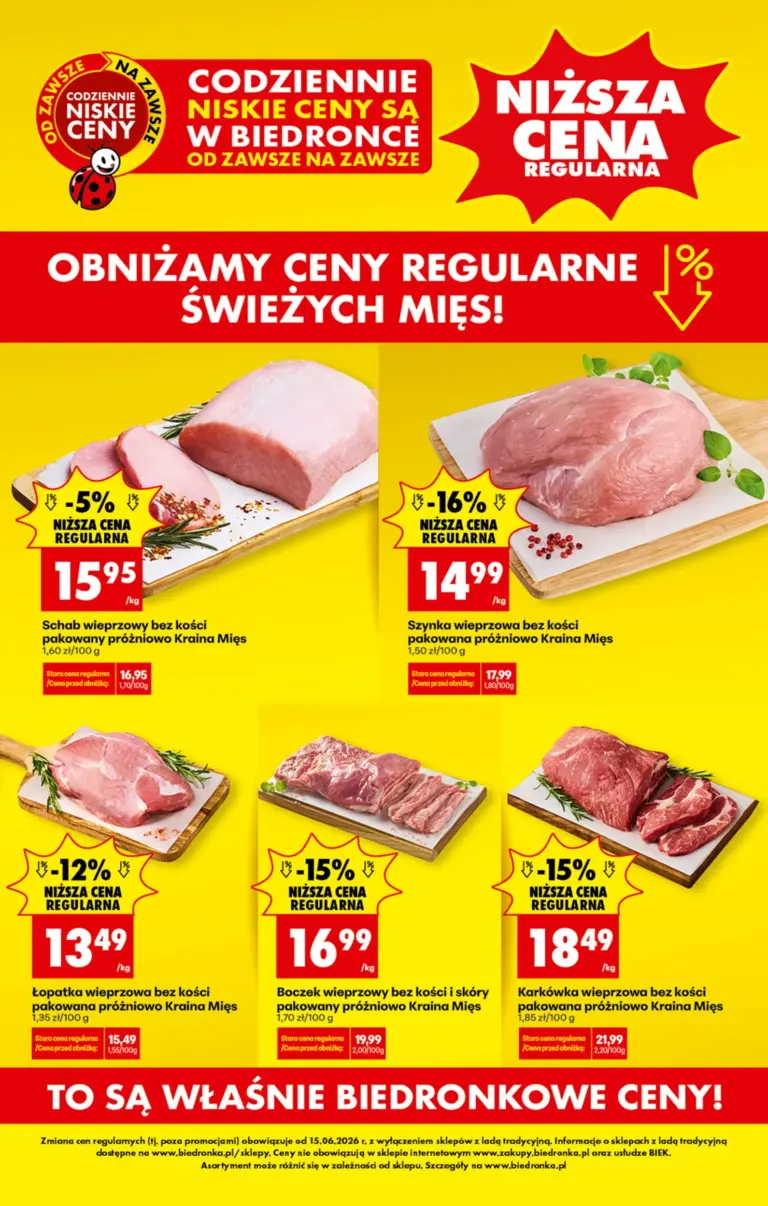 Biedronka Gazetka od 15.06.2026