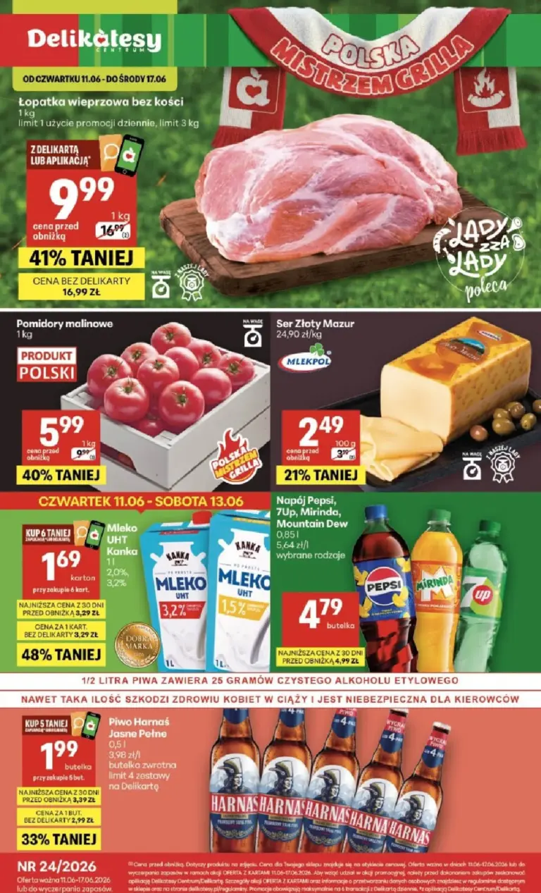 Delikatesy Centrum Gazetka od 11.06.2026