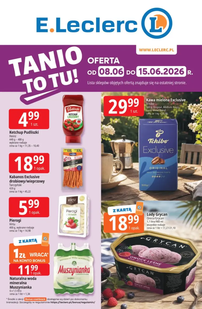 E.Leclerc Gazetka od 08.06.2026