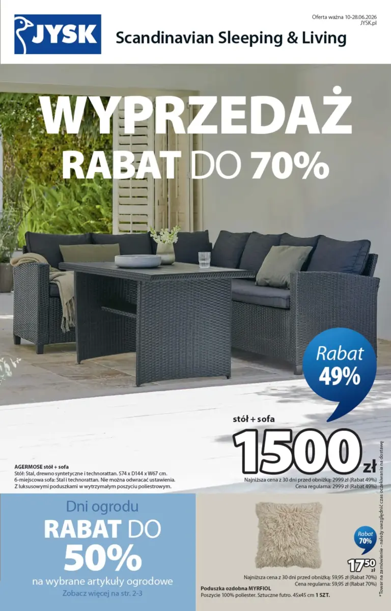 JYSK Gazetka od 10.06.2026
