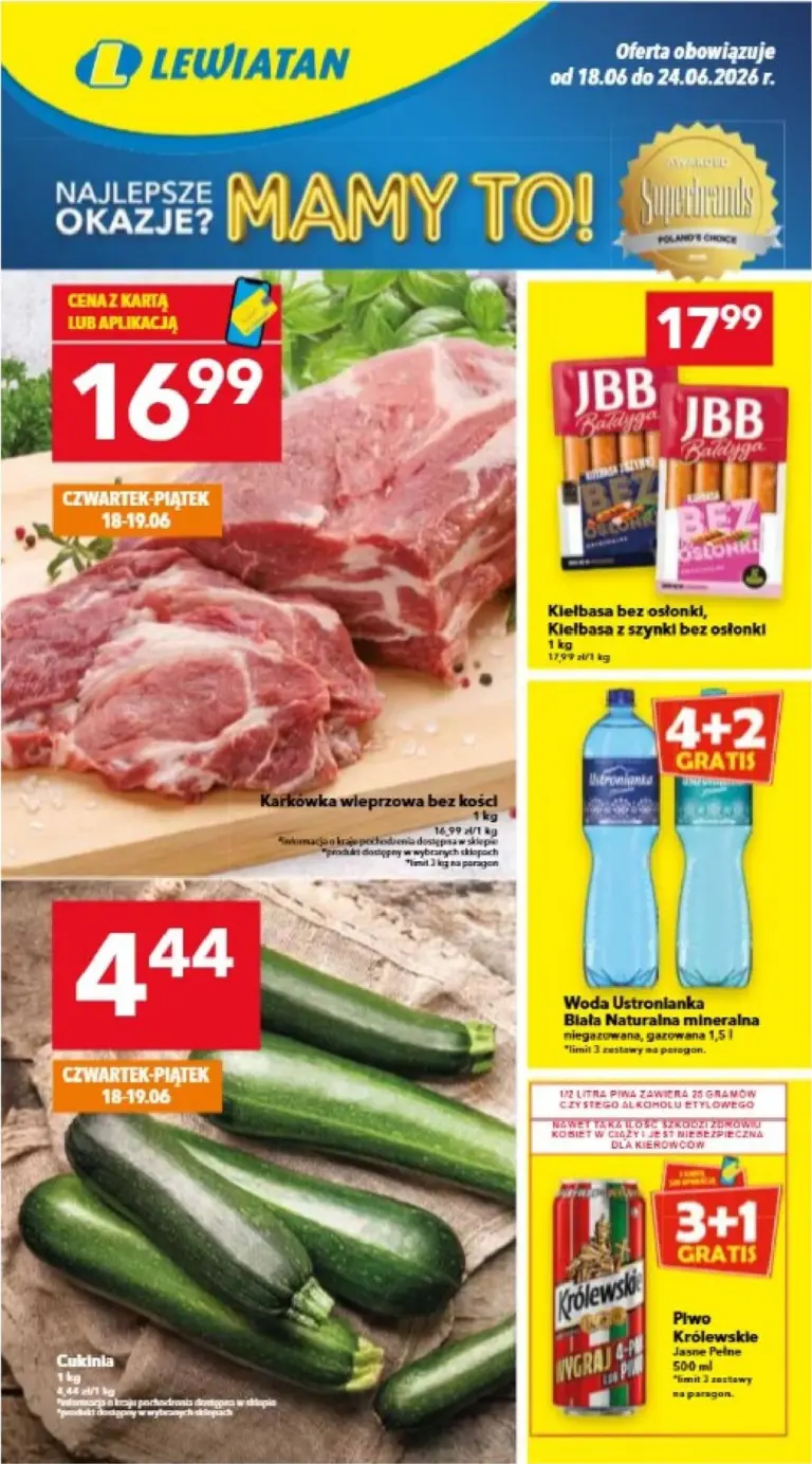 Lewiatan Gazetka od 18.06.2026