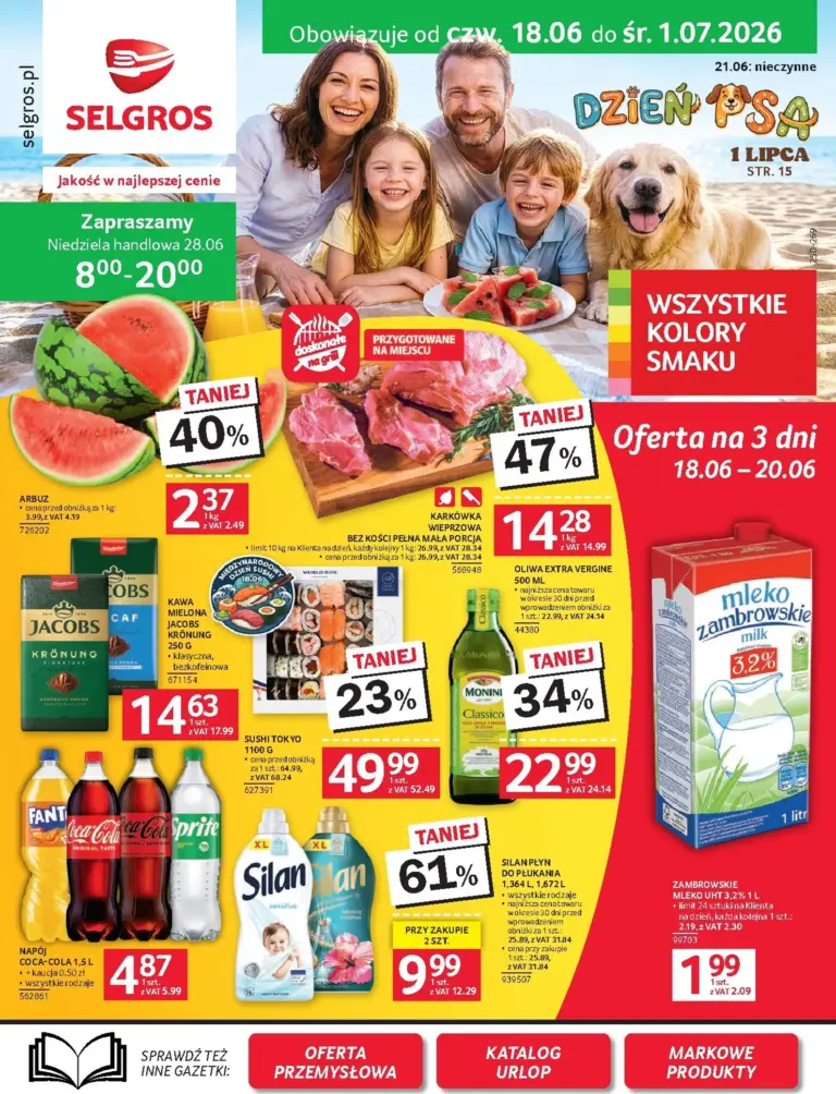 Selgros Cash&Carry Gazetka od 18.06.2026