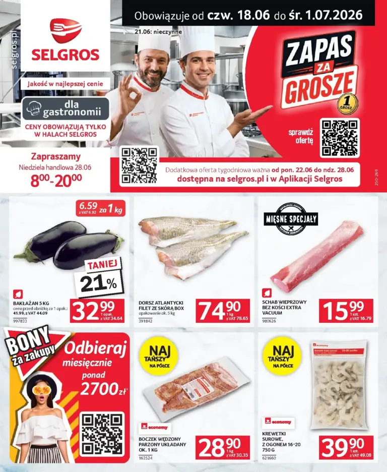 Selgros Cash&Carry Gazetka od 18.06.2026