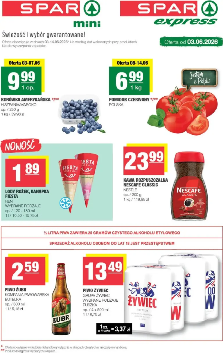 Spar Gazetka od 03.06.2026