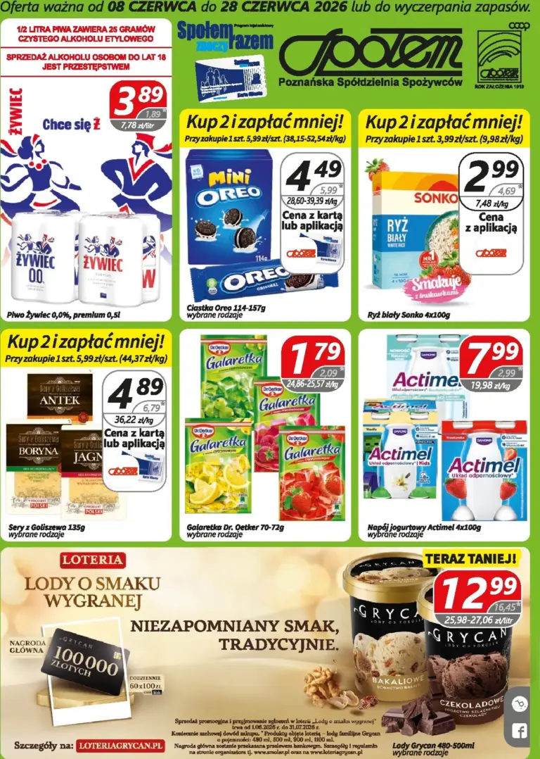 Społem Gazetka od 08.06.2026