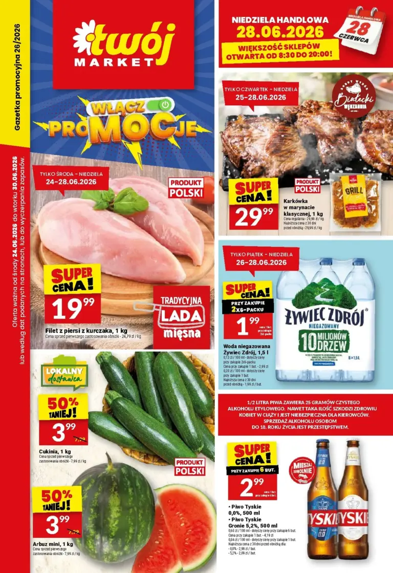 Twój Market Gazetka od 24.06.2026