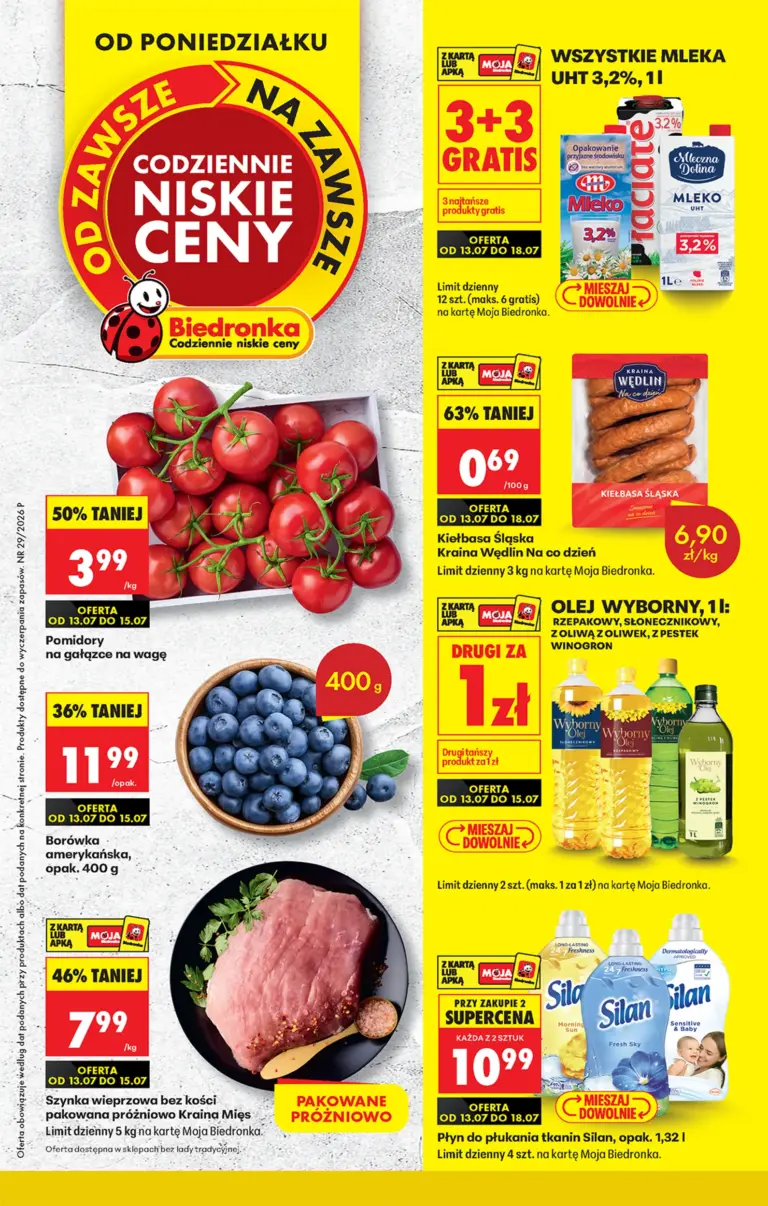 Biedronka Gazetka od 13.07.2026