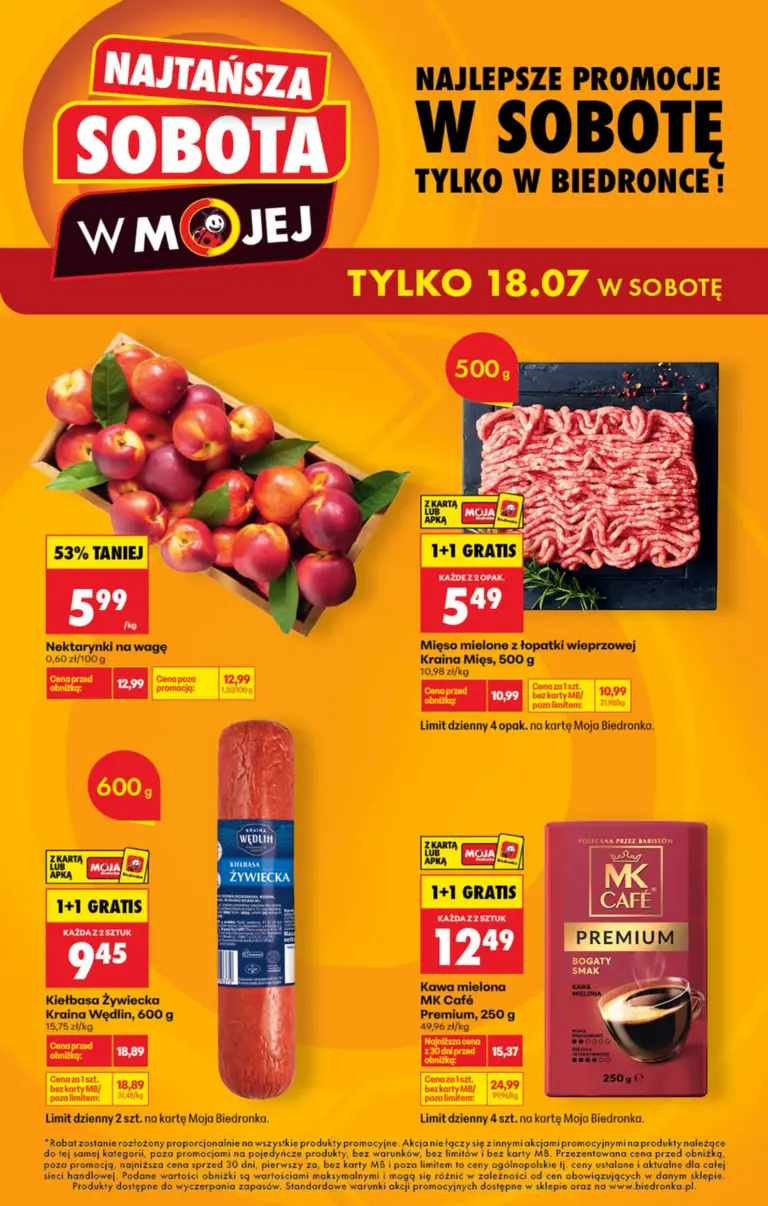 Biedronka Gazetka od 18.07.2026