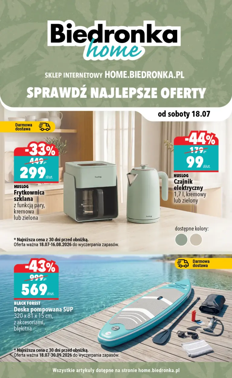 Biedronka Gazetka od 18.07.2026
