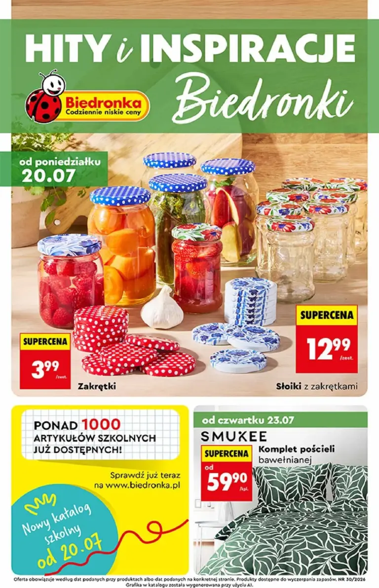 Biedronka Gazetka od 20.07.2026