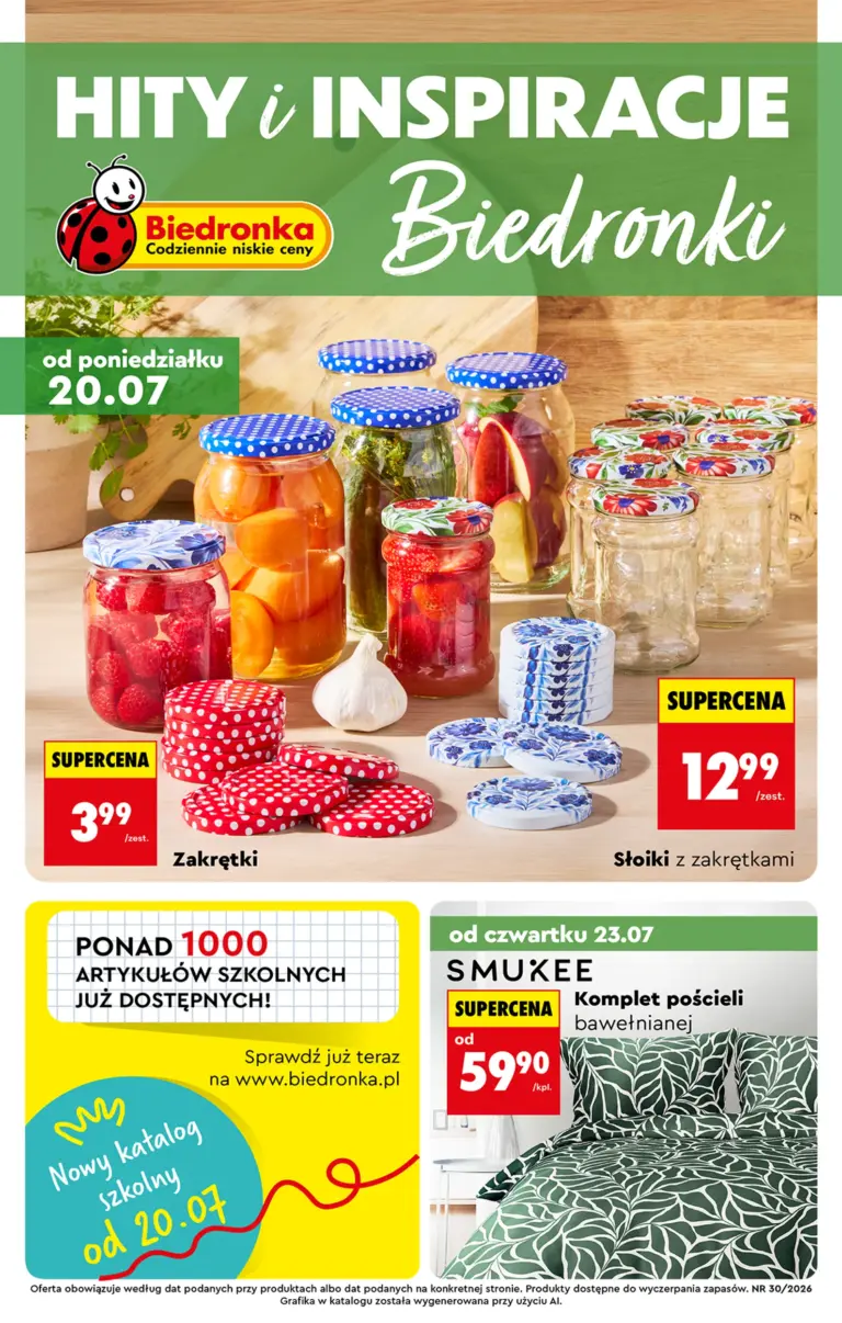Biedronka Gazetka od 20.07.2026
