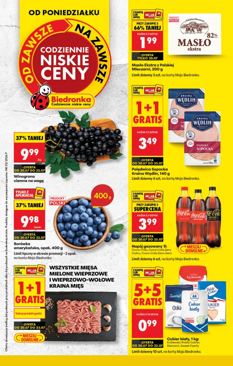 Biedronka Gazetka od 20.07.2026