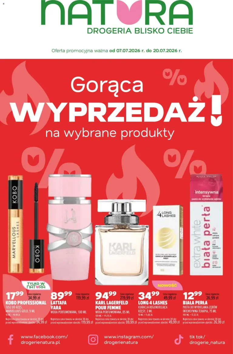 Drogerie Natura Gazetka od 07.07.2026