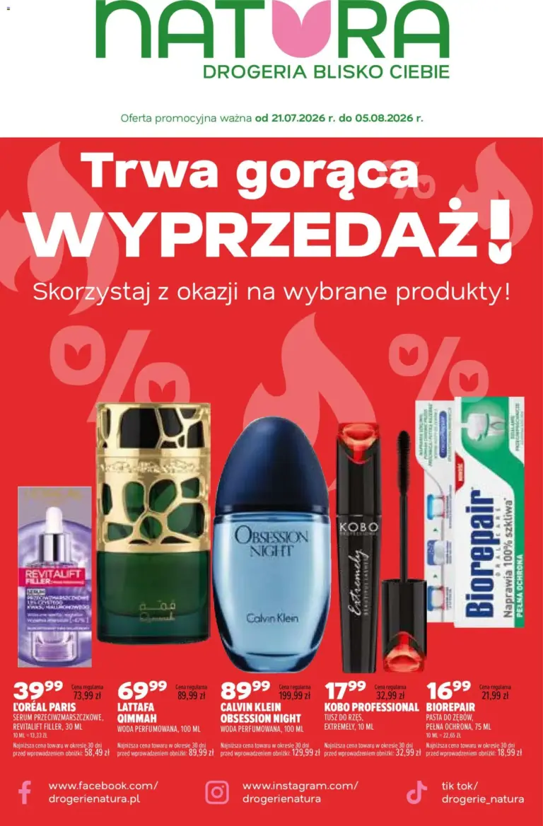 Drogerie Natura Gazetka od 21.07.2026