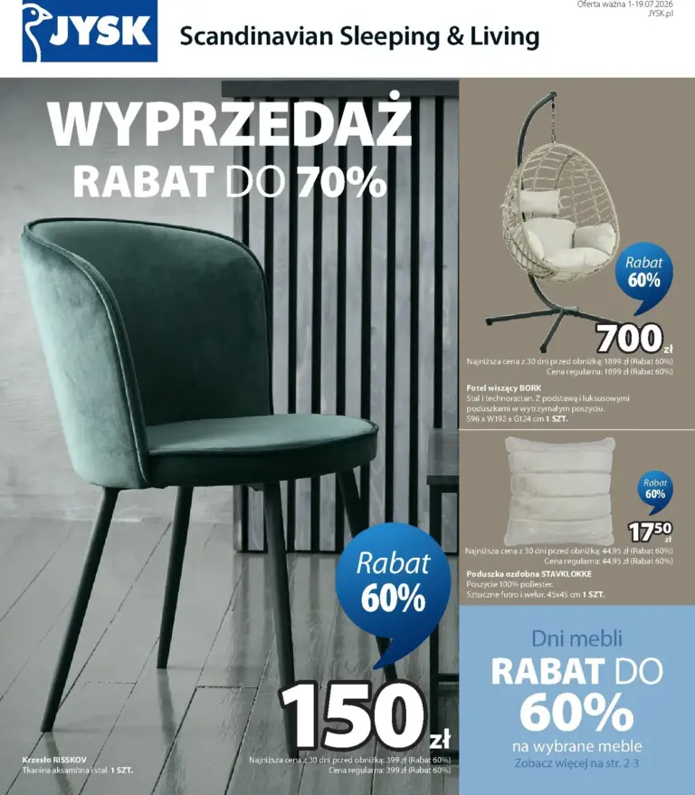 JYSK Gazetka od 01.07.2026