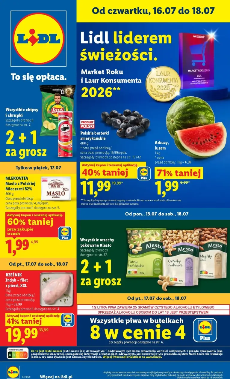 Lidl Gazetka od 16.07.2026
