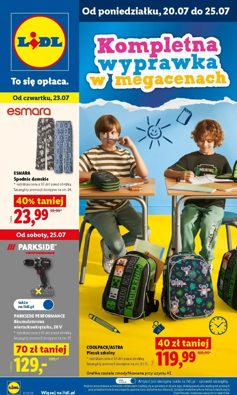 Lidl Gazetka od 20.07.2026