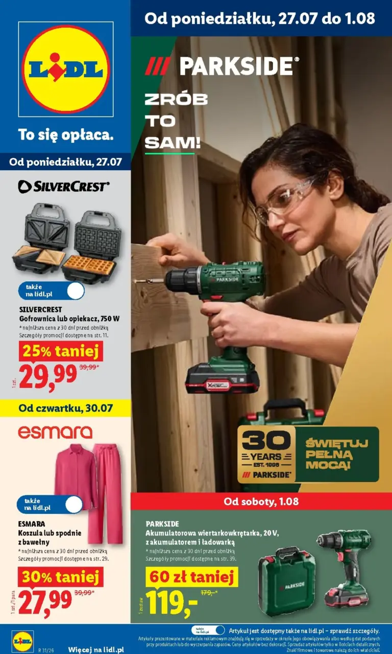 Lidl Gazetka od 27.07.2026