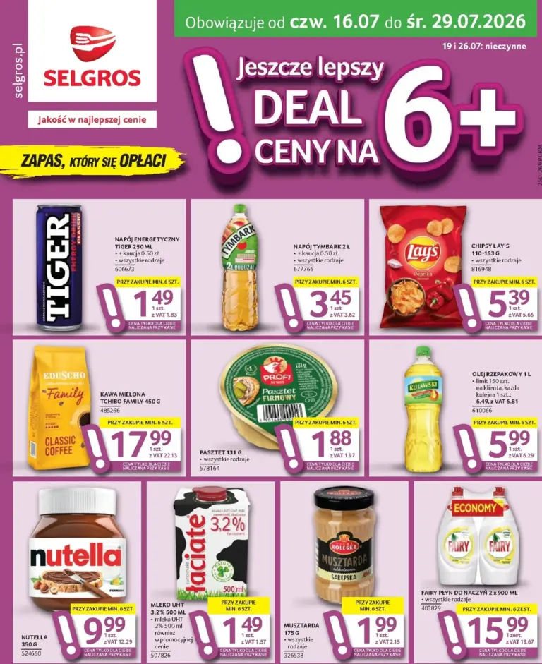 Selgros Cash&Carry Gazetka od 16.07.2026