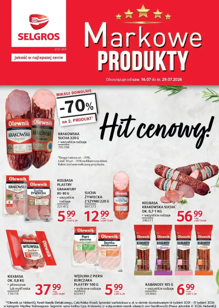 Selgros Cash&Carry Gazetka od 16.07.2026