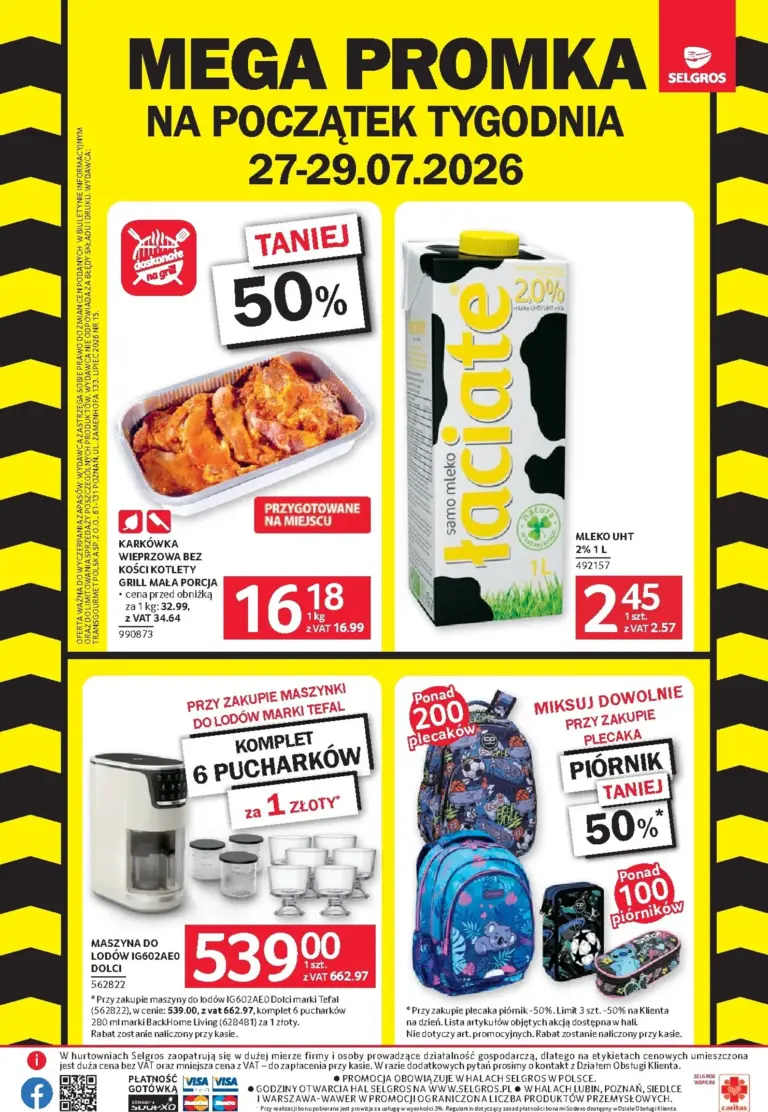 Selgros Cash&Carry Gazetka od 27.07.2026