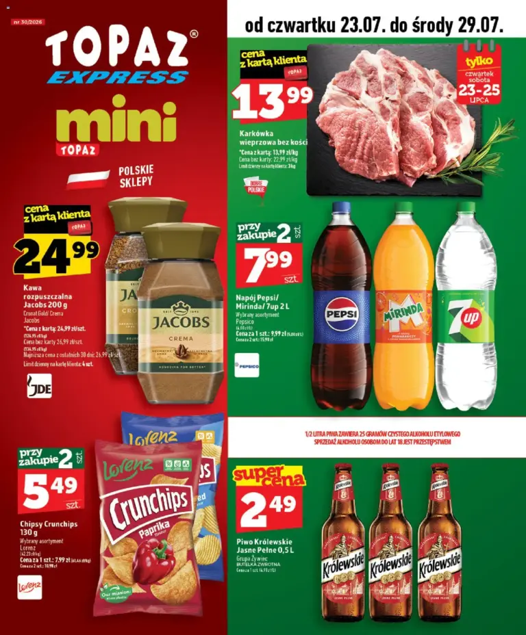 Topaz Gazetka od 23.07.2026