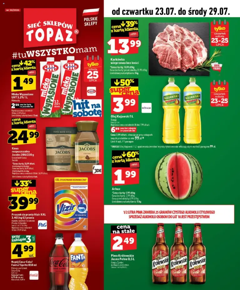 Topaz Gazetka od 23.07.2026