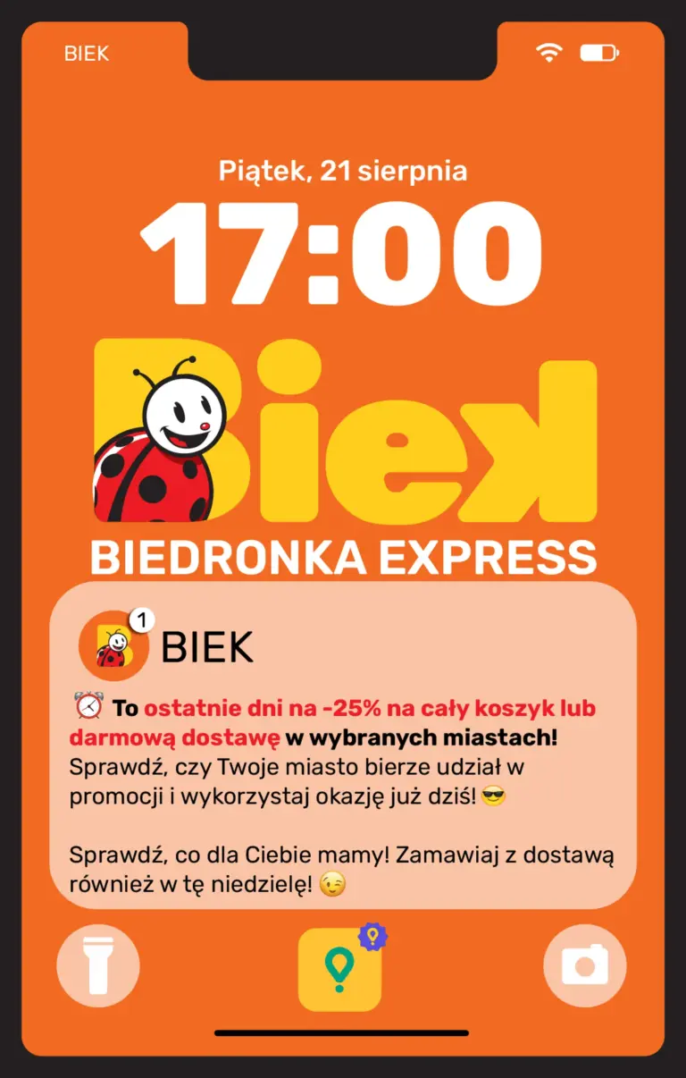 Biedronka Gazetka od 21.08.2026