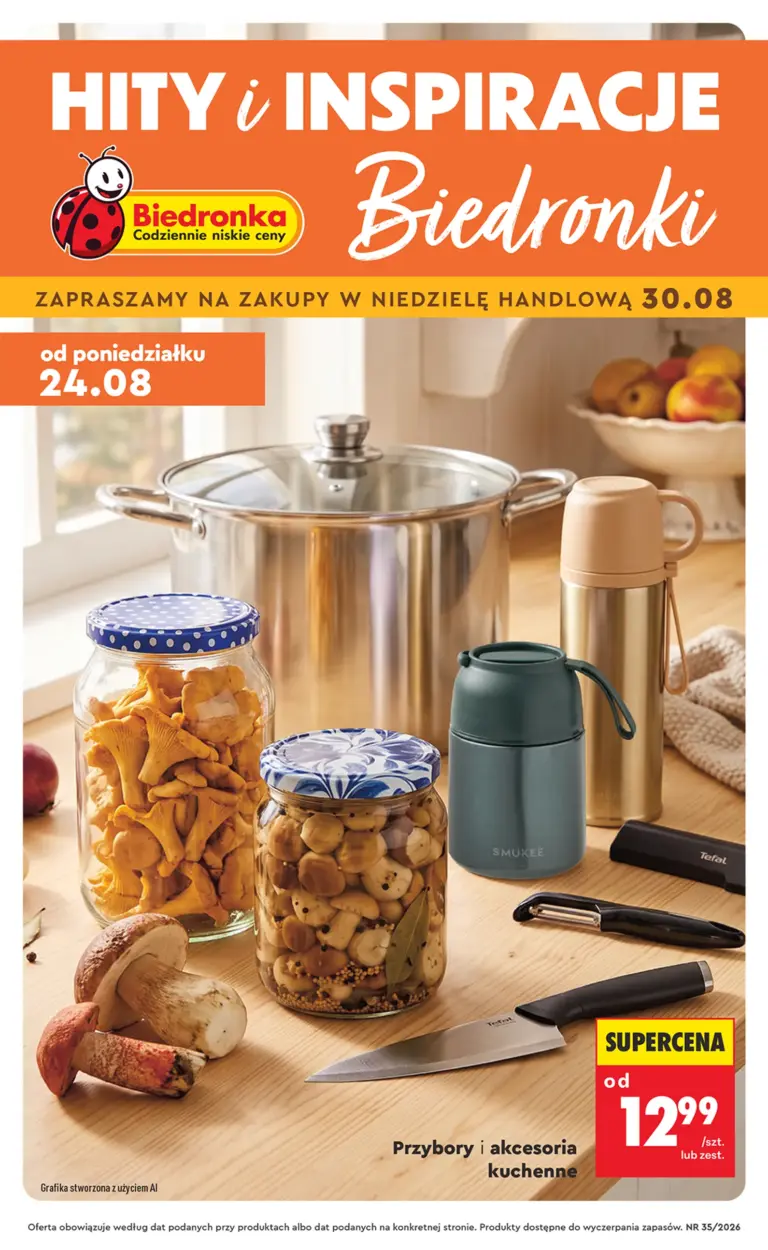 Biedronka Gazetka od 24.08.2026