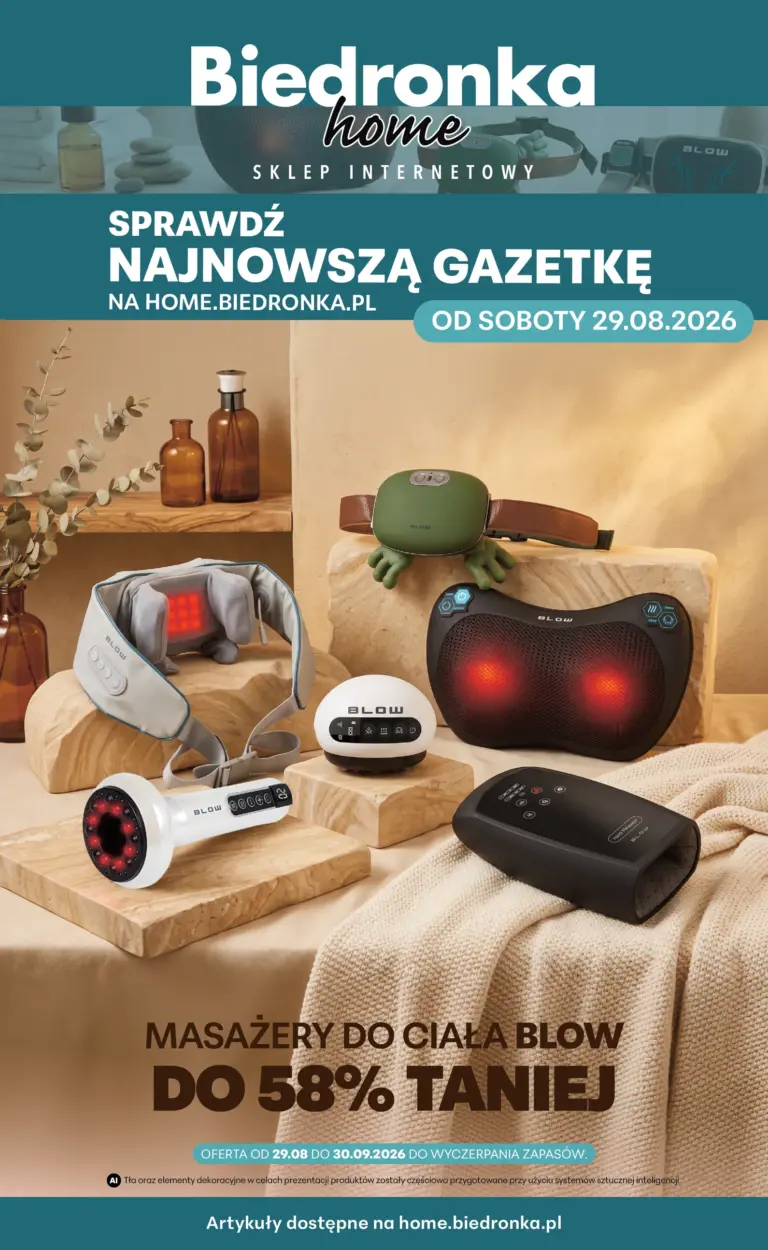 Biedronka Gazetka od 29.08.2026