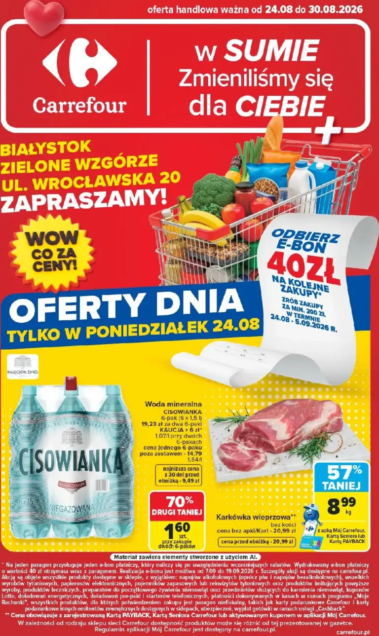 Carrefour Gazetka od 24.08.2026