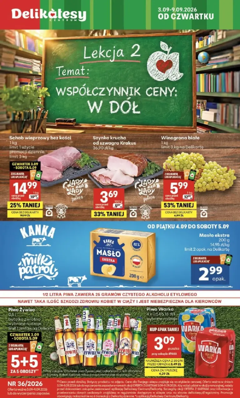Delikatesy Centrum Gazetka od 03.09.2026