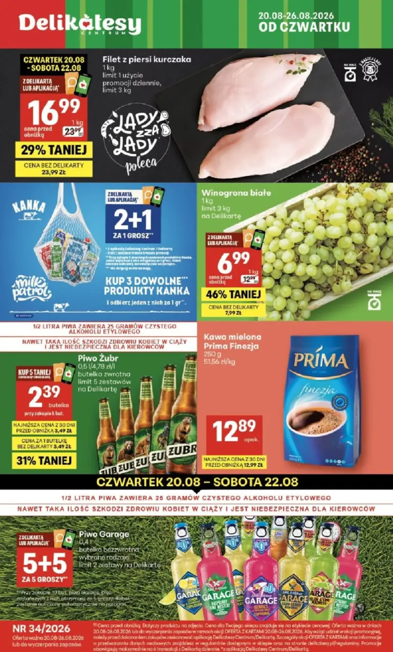 Delikatesy Centrum Gazetka od 20.08.2026
