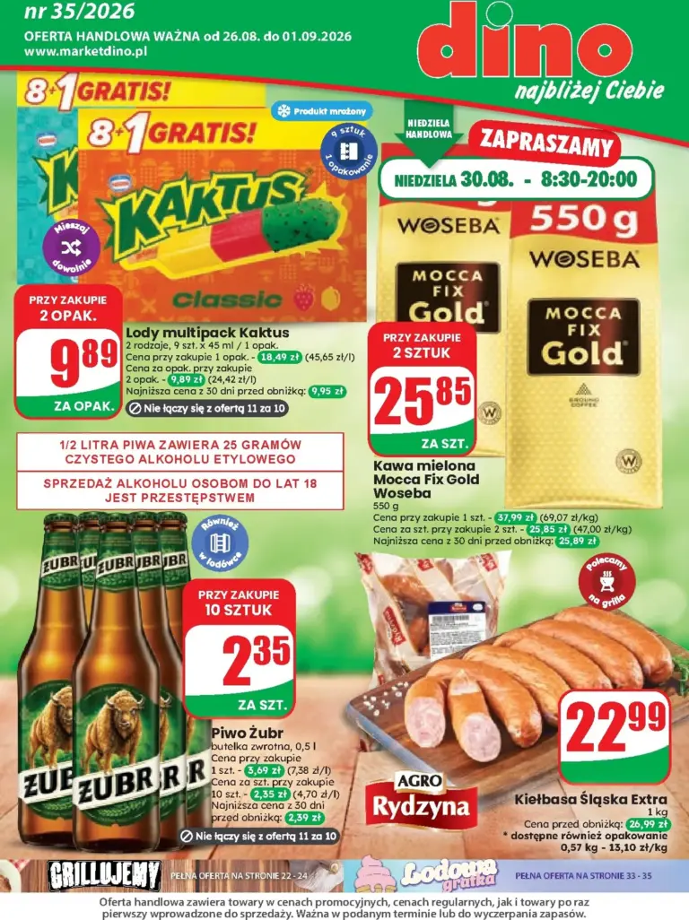 Dino Gazetka od 26.08.2026