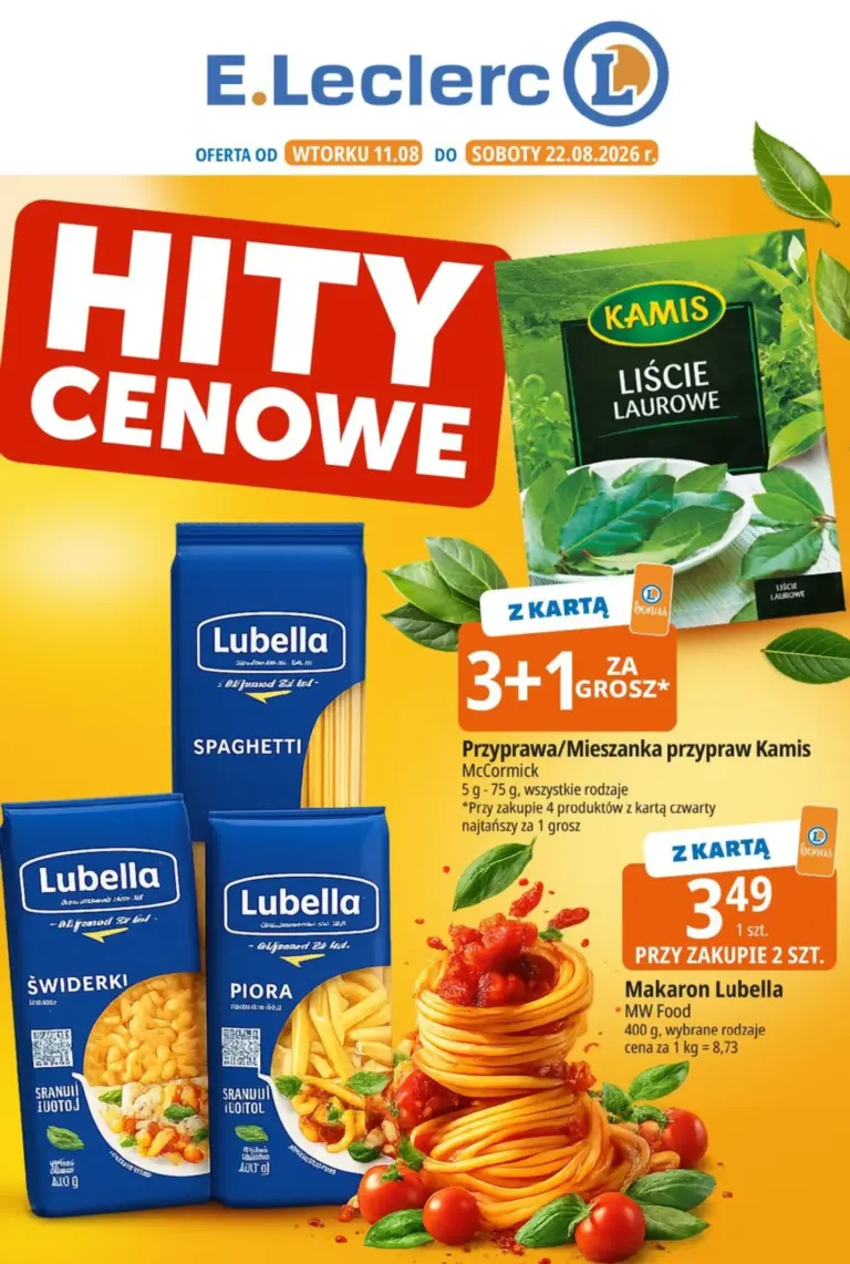 E.Leclerc Gazetka od 11.08.2026