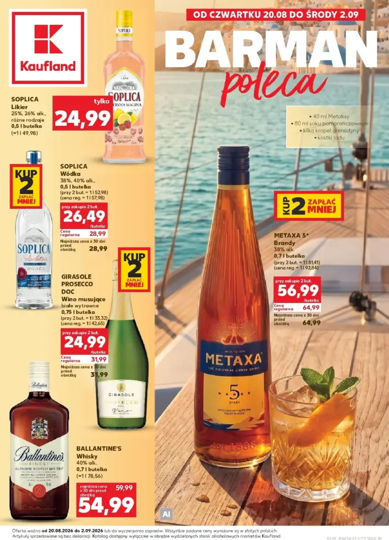 Kaufland Gazetka od 20.08.2026
