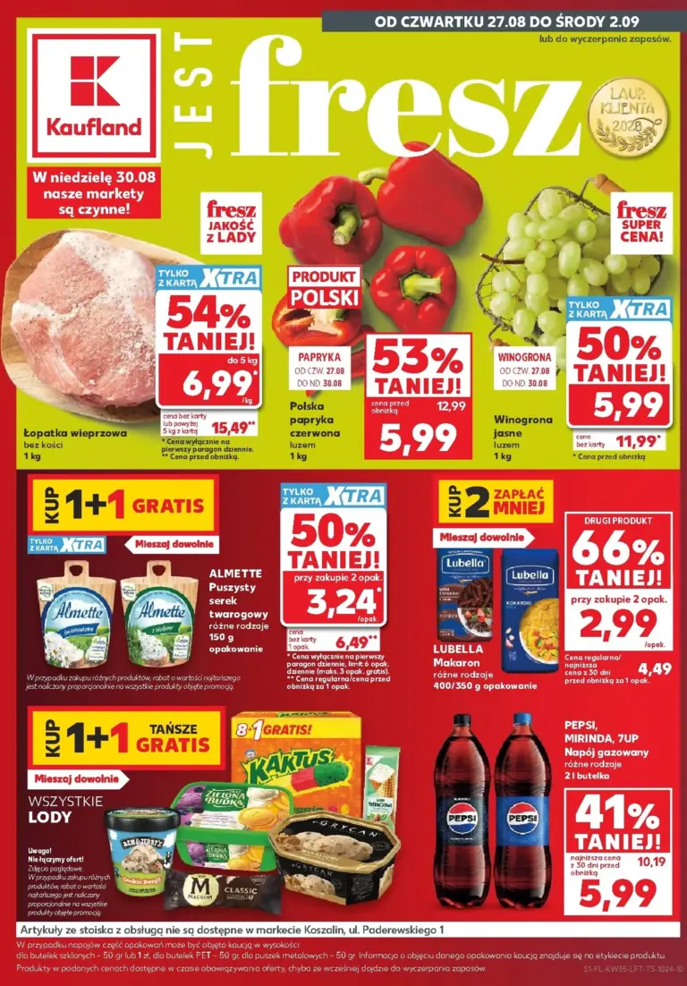 Kaufland Gazetka od 27.08.2026