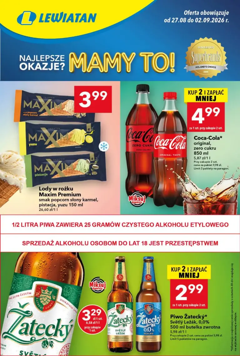Lewiatan Gazetka od 27.08.2026