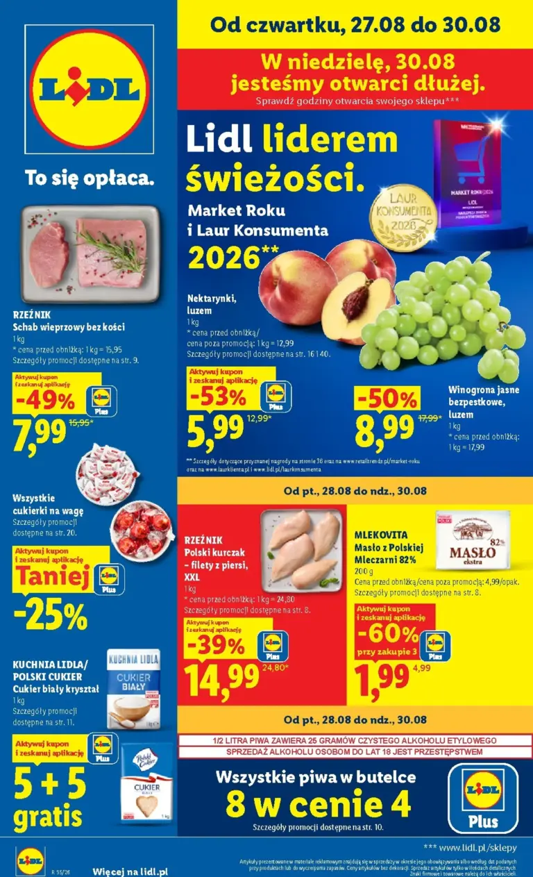 Lidl Gazetka od 27.08.2026